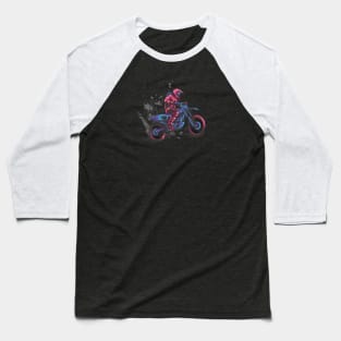 Motocross Girl Baseball T-Shirt